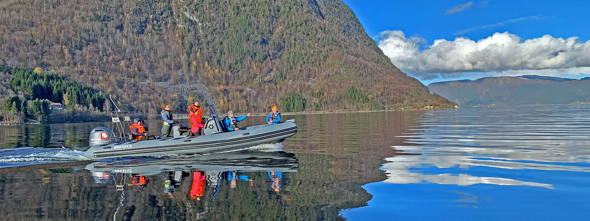 Bootfahren in Norwegen