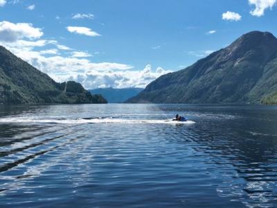 Pure adrenaline: jet skiing on the Sognefjord