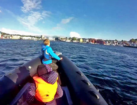 Drie dagen op de Noordzee in een rubberboot