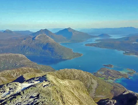 Het leven aan de fjord in Noorwegen